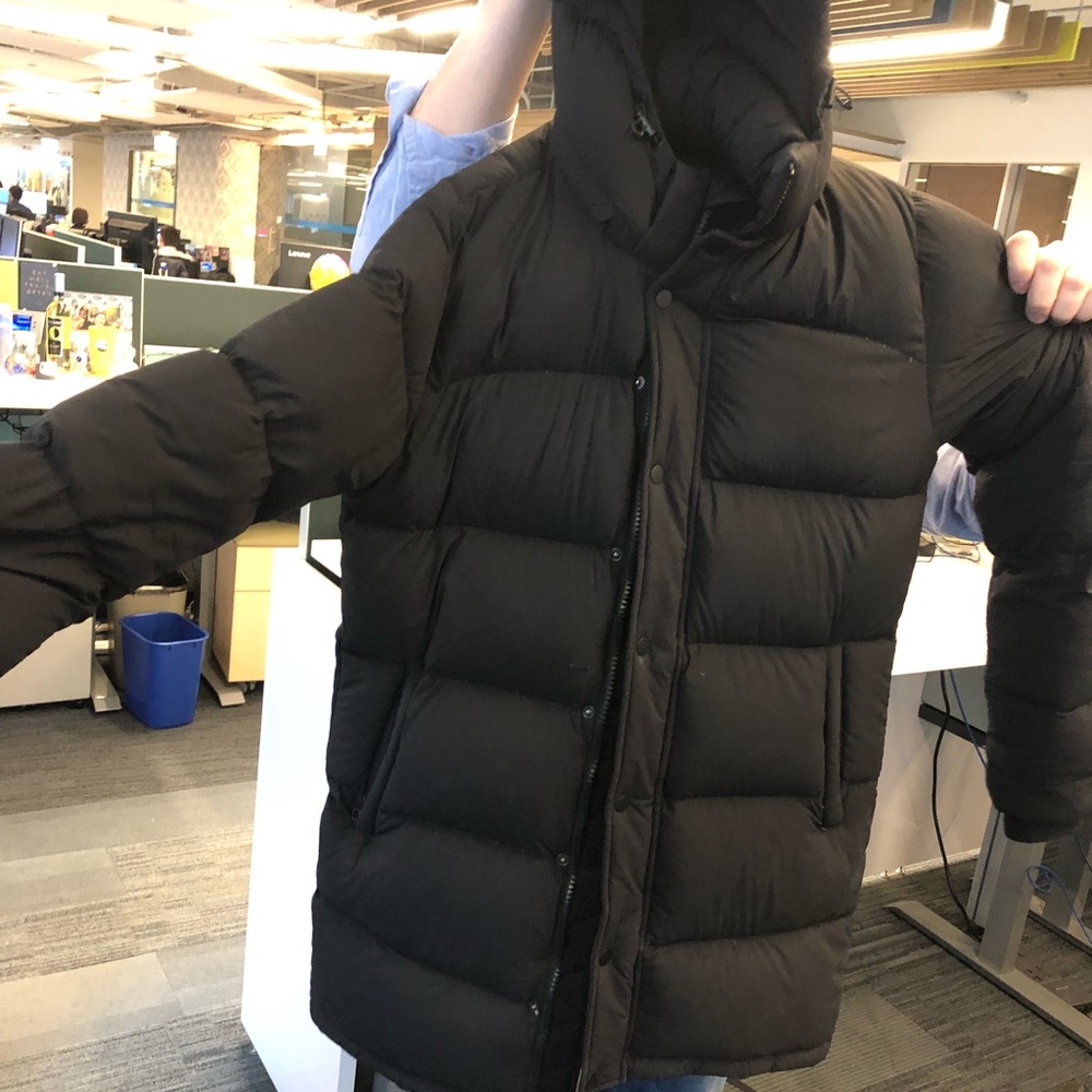Aritizia super puff midi puffer coat